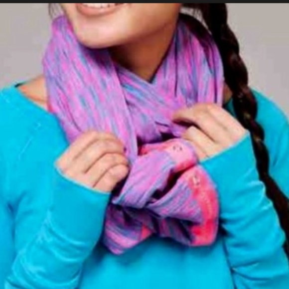 Ivivva Lululemon Chill Scarf Pink Purple NEW! - Picture 1 of 2